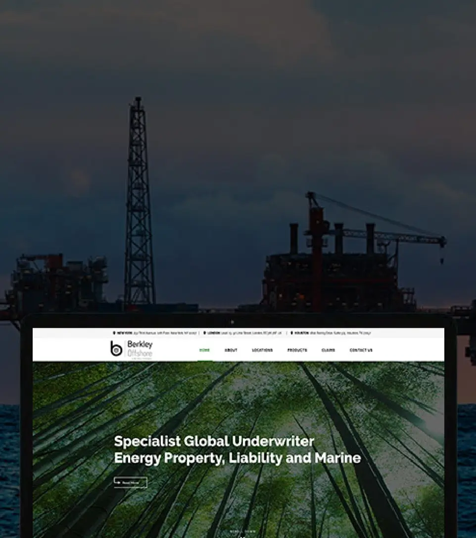 We are a specialist Global Underwriter of Energy Property.